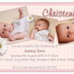 Christening Invitations Template • Business Template Ideas Throughout Blank Christening Invitation Templates