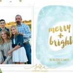 Christmas Card Template For Photographers Template For | Etsy Regarding Holiday Card Templates For Photographers