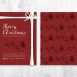 Christmas Card Templates – Adobe Illustrator, Vector, Eps – Brandpacks In Adobe Illustrator Card Template