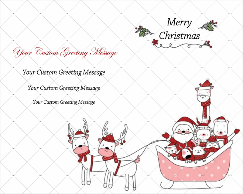 Christmas Card Templates - Templates For Microsoft® Word In Print Your Own Christmas Cards Templates