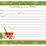 Christmas Cookie Swap Recipe Cards Cookie Exchange Recipe – Etsy With Regard To Cookie Exchange Recipe Card Template