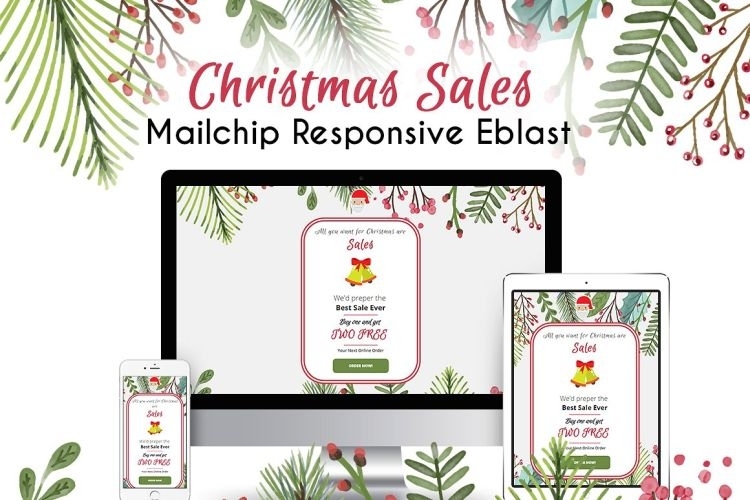 Christmas Email Templates For The Upcoming Holiday Mailing | Gt3 Themes Pertaining To Holiday Card Email Template