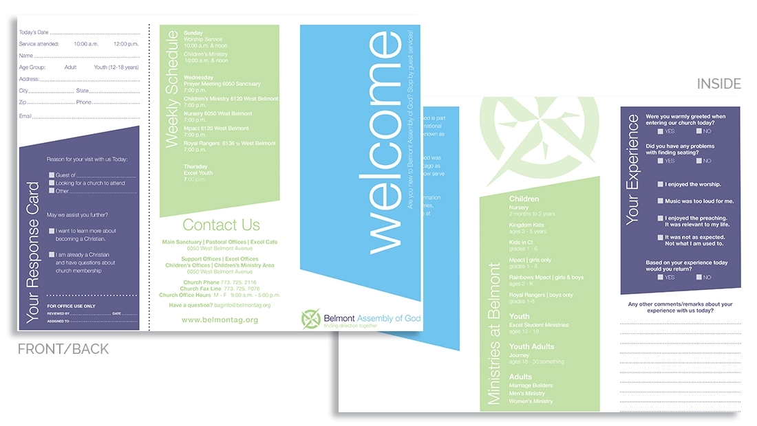 Church Tagline + Messaging – Luminate Marketing For Welcome Brochure Template