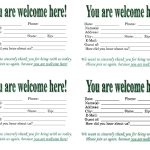Church Visitor Card Template | Creative Template Pertaining To Church Visitor Card Template