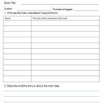 Coaching Our Kids With Aspergers: Book Report Template: Fiction – Free With Regard To Coaches Report Template