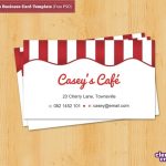 Coffee Shop Business Card Template {Free Psd} With Coffee Business Card Template Free