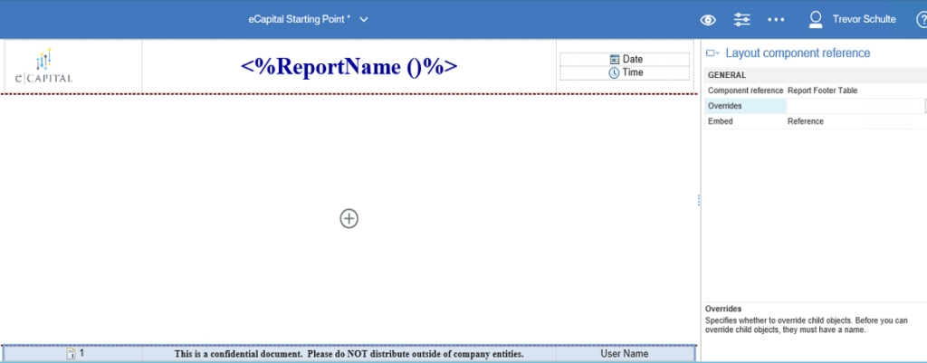 Cognos Analytics 11 Custom Report Template – Ecapital Advisors In Cognos Report Design Document Template