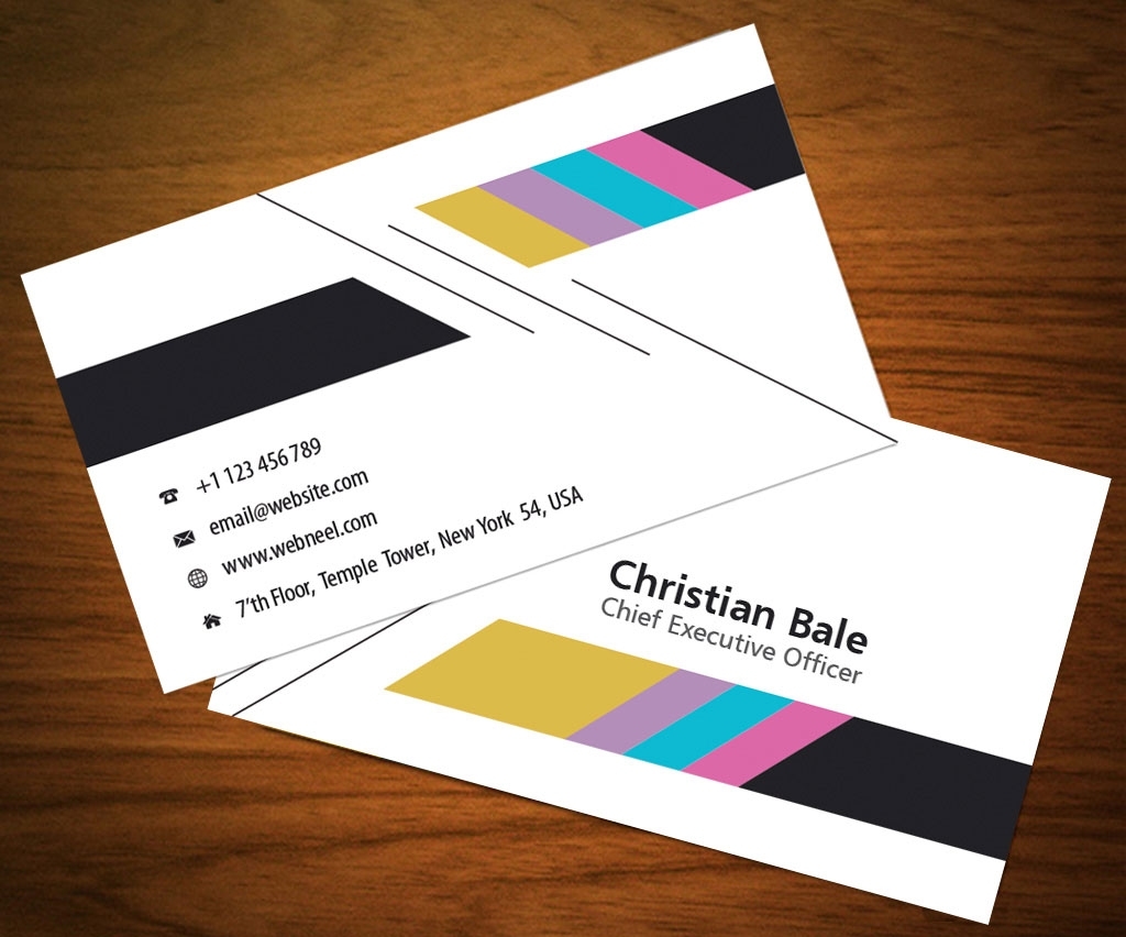 Colorful Business Card Template Free Download – Freedownload Printing With Regard To Web Design Business Cards Templates