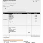 Commercial Invoice Template In Word And Pdf Formats regarding Commercial Invoice Template Word Doc