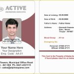 Company Id Template Free Of Template Galleries Employee Id Card For Personal Identification Card Template