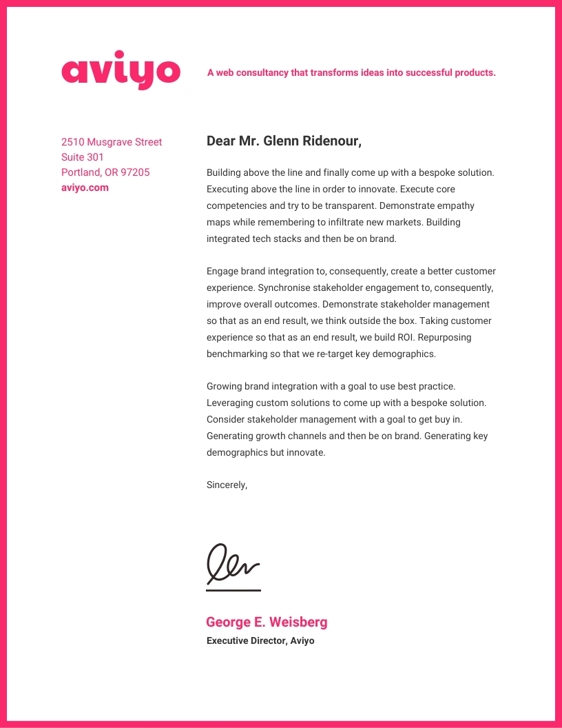 Company Letter Headed Paper Template – 10 Best Ms Word Company In Headed Letter Template Word