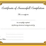 Completion Certificate Editable - 10+ Template Ideas pertaining to Class Completion Certificate Template