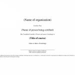 Continuing Education Certificate Template Collection With Continuing Education Certificate Template
