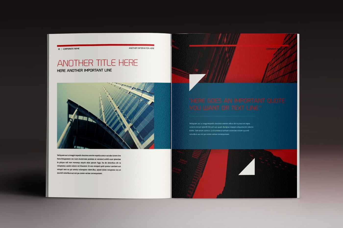 Corporate Brochure Indesign Template By Luuqas Design | Thehungryjpeg Throughout Adobe Indesign Brochure Templates