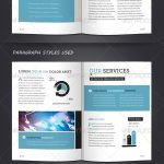 Corporate Brochure Template A4 & Letter 12 Pages By Franceschi Rene Intended For 12 Page Brochure Template