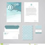 Corporate Identity Design Template. Documentation For Business (Folder With Regard To Business Card Letterhead Envelope Template