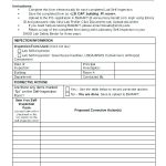 Corrective Action Form Template Manufacturing For Corrective Action Report Template