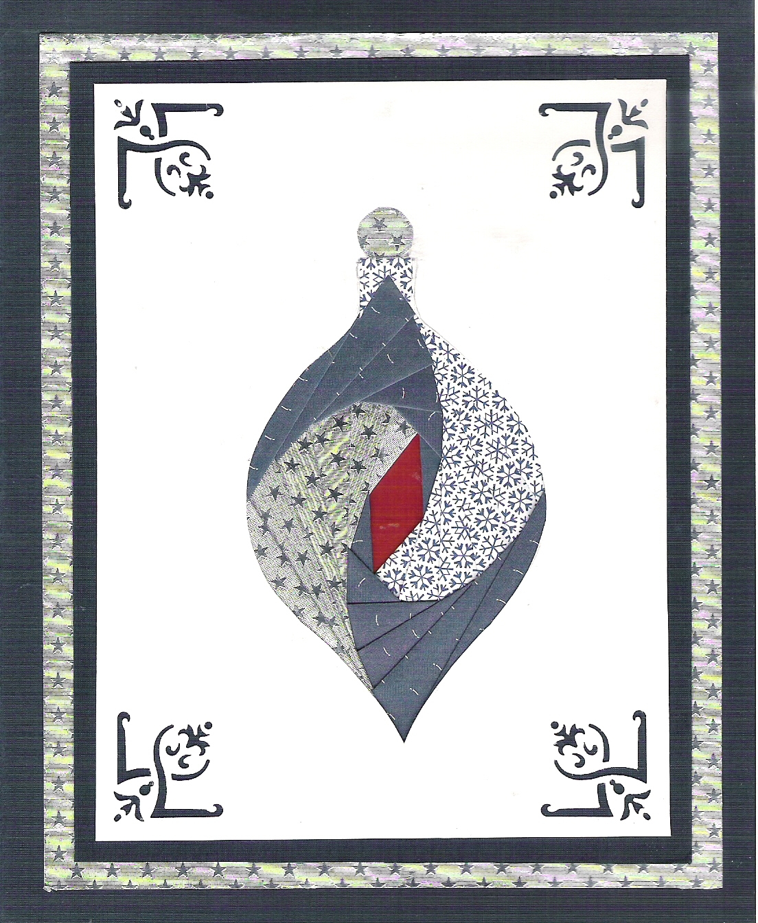 Cotton Creations: Iris Folding Ornament Pertaining To Iris Folding Christmas Cards Templates