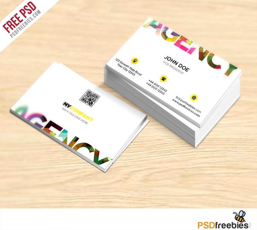 Creative Business Card Free Psd Template – Psdfreebies Regarding Name Card Template Psd Free Download