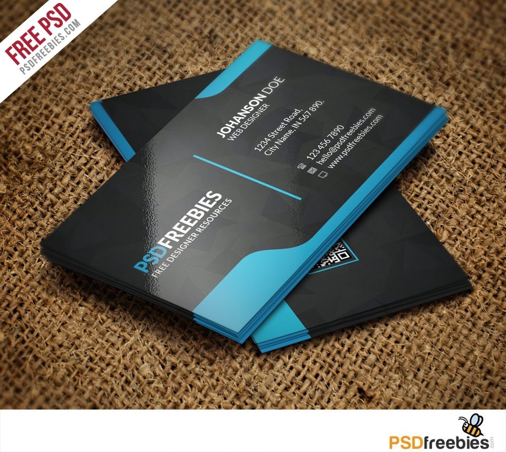Creative Graphic Designer Business Card Template Free Psd Intended For Professional Business Card Templates Free Download