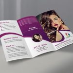 Creative Tri Fold Brochure Design For Beauty Salon Free Psd Inside Product Brochure Template Free