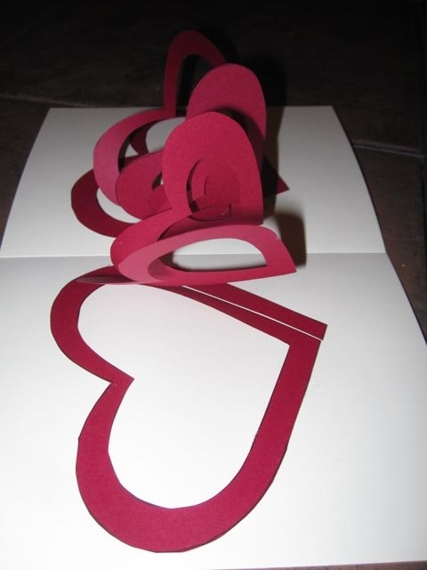 Creator'S Joy: Simple, Printable Pop Up Valentine Card Inside Pop Out Heart Card Template