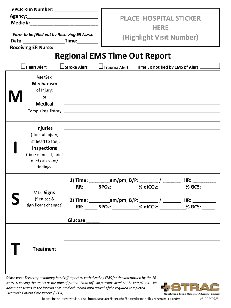 Critical Care Nurse Hand Off Report Template – Fill Out And Sign Pertaining To Charge Nurse Report Sheet Template