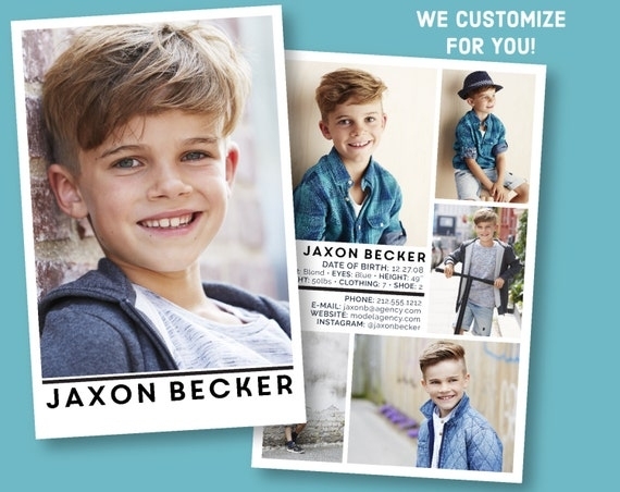 Custom Model Comp Card Customizable Childrens Sed Card With Regard To Zed Card Template