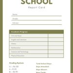 Customize 388+ Middle School Report Card Templates Online – Canva For Report Card Template Middle School