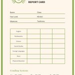 Customize 46+ High School Report Cards Templates Online – Canva Intended For Report Card Format Template