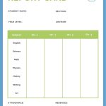 Customize 46+ Middle School Report Cards Templates Online – Canva With Regard To Middle School Report Card Template