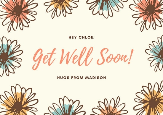 Customize 614+ Get Well Soon Card Templates Online - Canva With Get Well Soon Card Template