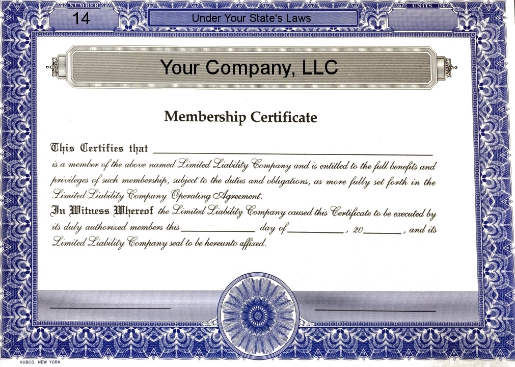 Customize Llc Membership Certificates Online | Multicolored Border Inside Llc Membership Certificate Template Word
