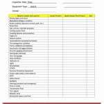 Daily Equipment Inspection Form | Peterainsworth Regarding Daily Inspection Report Template