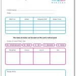 Daily Report Card – Boys & Girls Nursery In Daycare Infant Daily Report Template