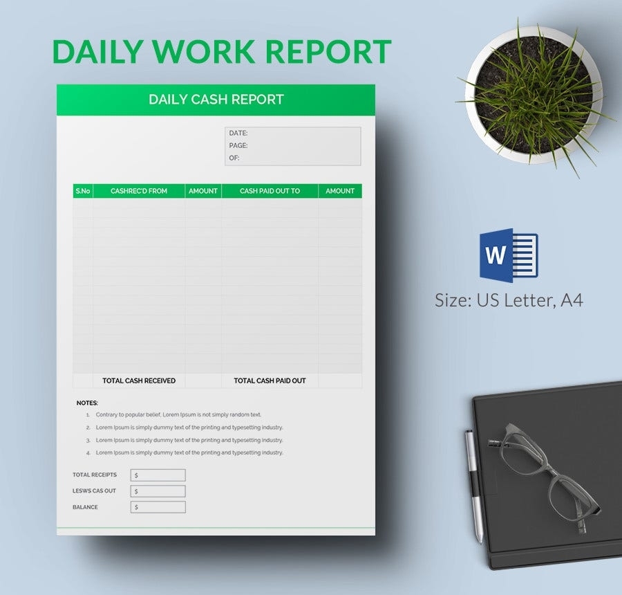 Daily Report Template – 25+ Free Word, Excel, Pdf Documents Download With Microsoft Word Templates Reports