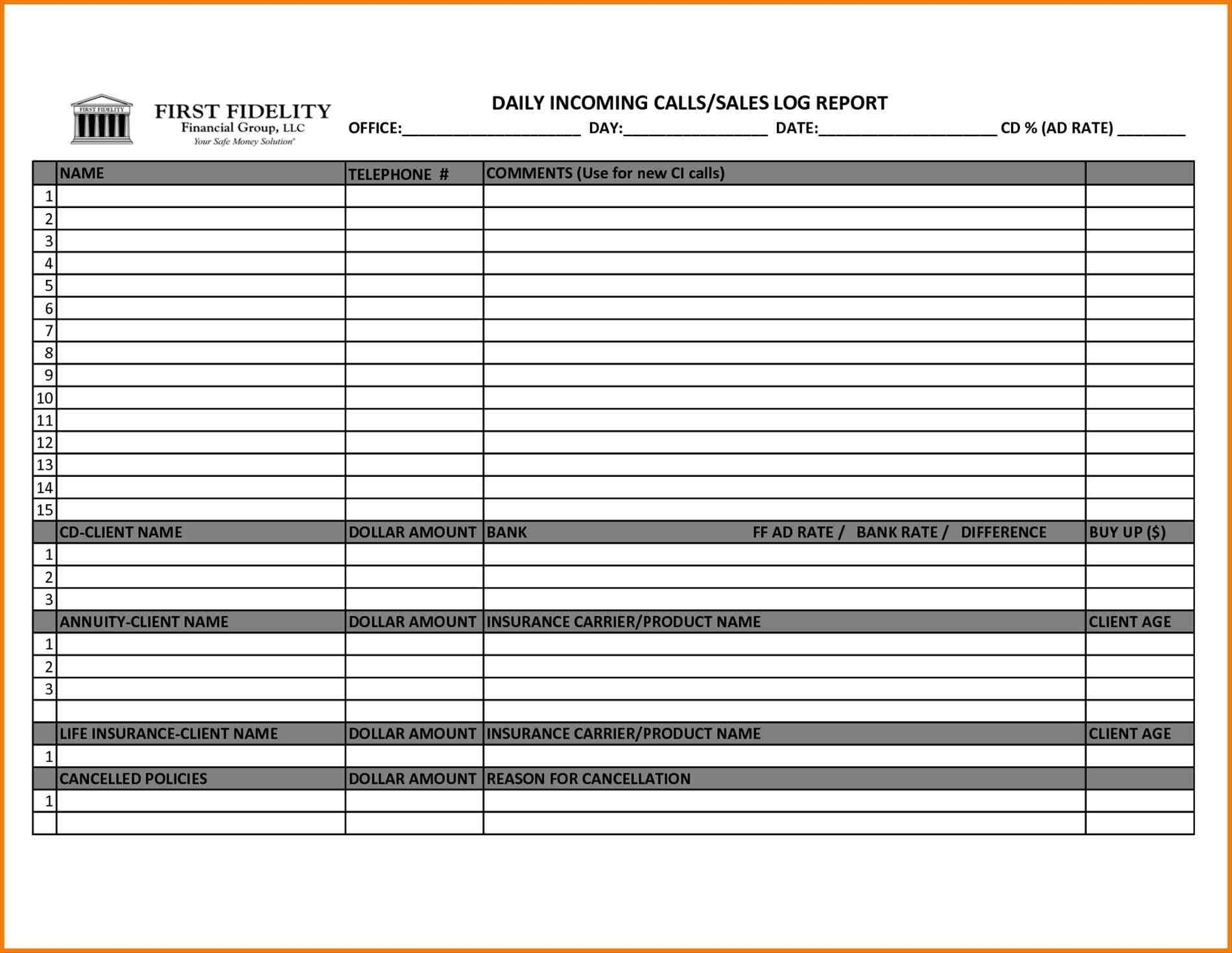 Daily Sales Call Report Template Free Download Archives - Sample regarding Customer Visit Report Template Free Download
