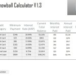 Debt Snowball Calculator Payoff Credit Cards Fast – Reaching For Regarding Credit Card Interest Calculator Excel Template