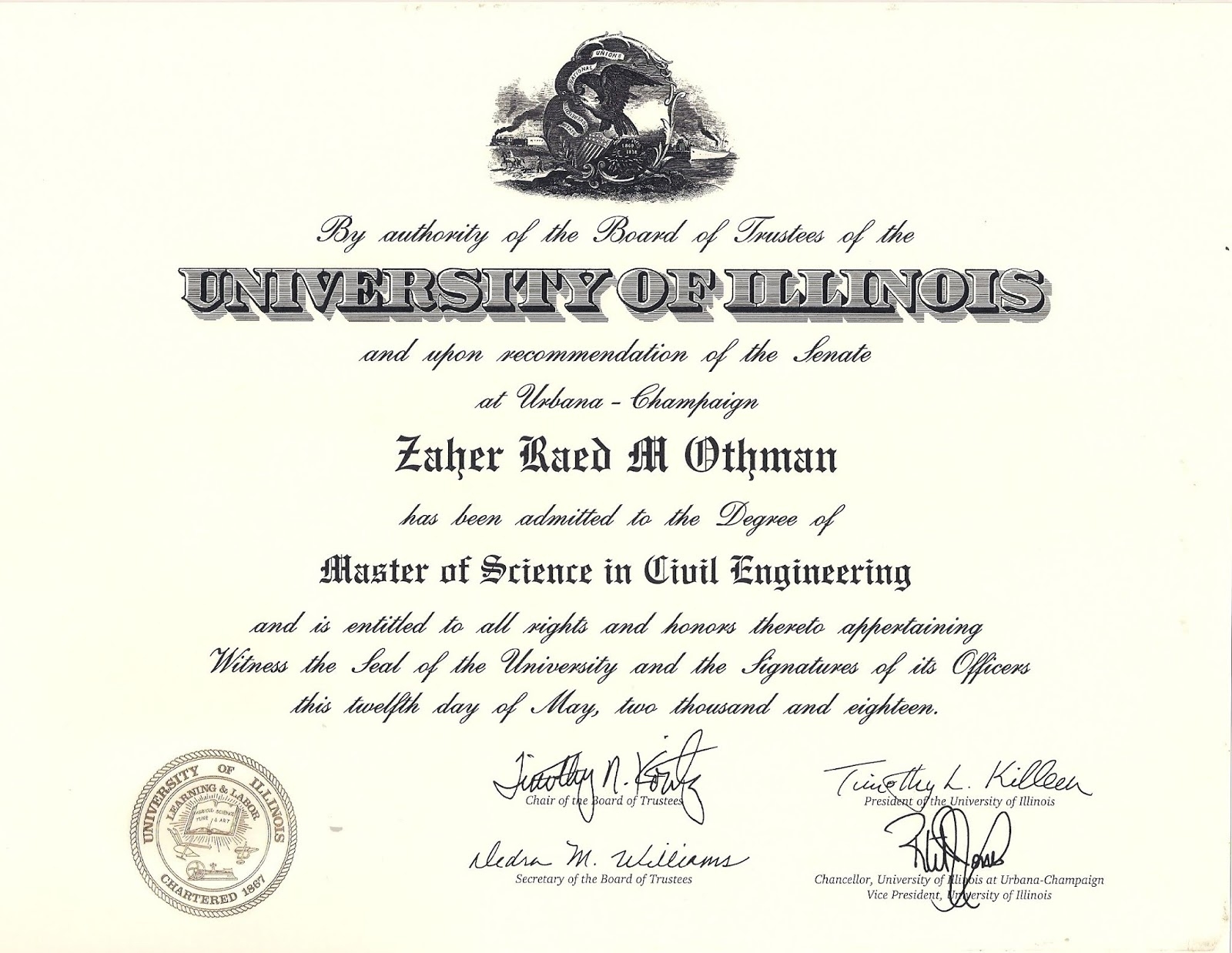 Degrees & Certificates Regarding Masters Degree Certificate Template