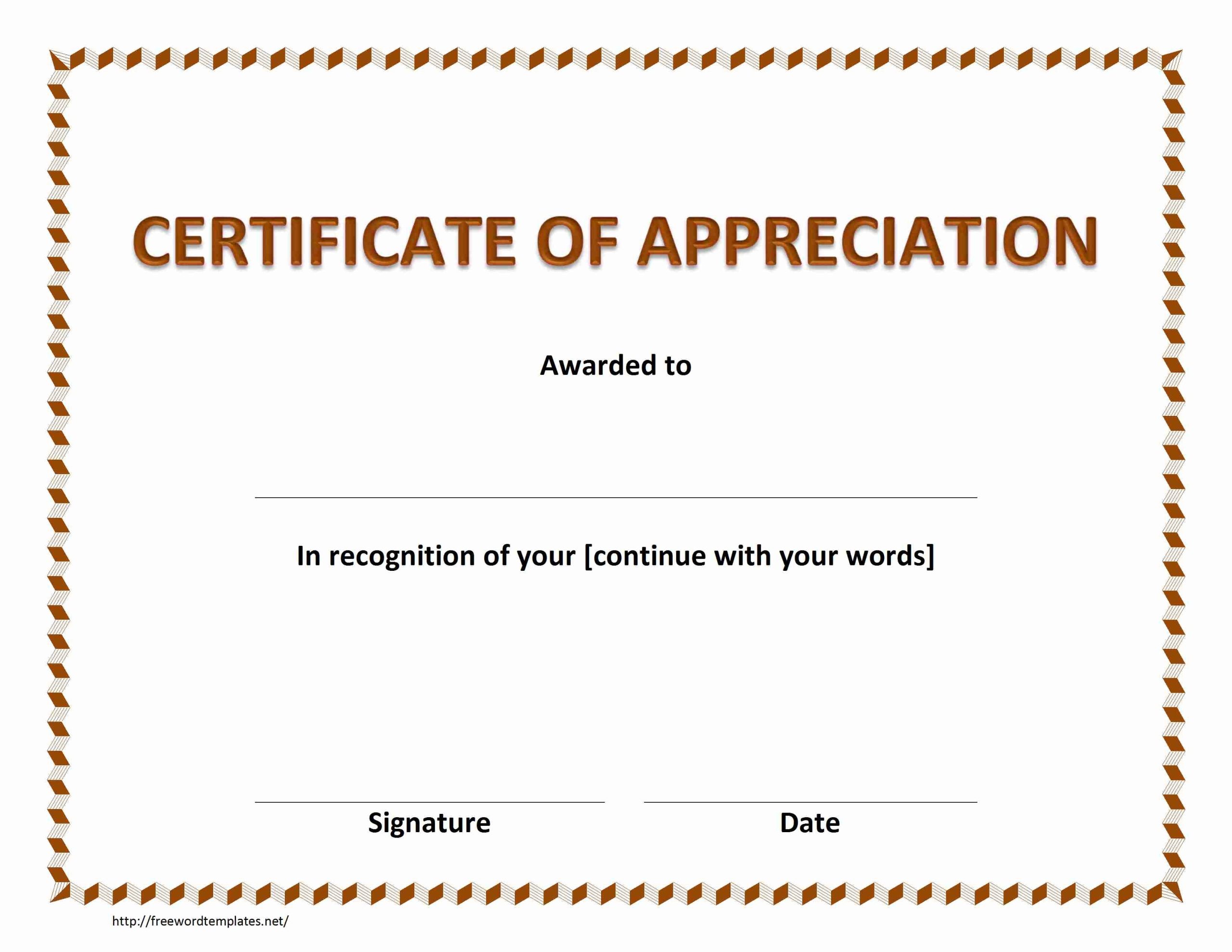 Deped Cert Of Recognition Template – Certificate Of Appreciation : It Pertaining To Employee Anniversary Certificate Template