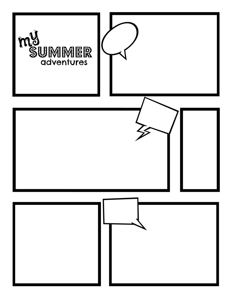 Diary Of A Wimpy Kid | Eager Readers with Printable Blank Comic Strip Template For Kids