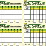Disc Golf Scorecard Template Sample Cv English Resume With Regard To Golf Score Cards Template