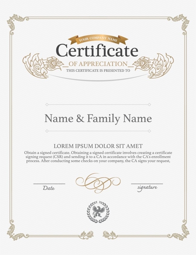 Distributor Certificate Template Word Authorization – Carlynstudio Pertaining To Certificate Authority Templates