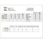 Download A Free Pay Stub Template For Microsoft Word Or Excel Within Free Pay Stub Template Word