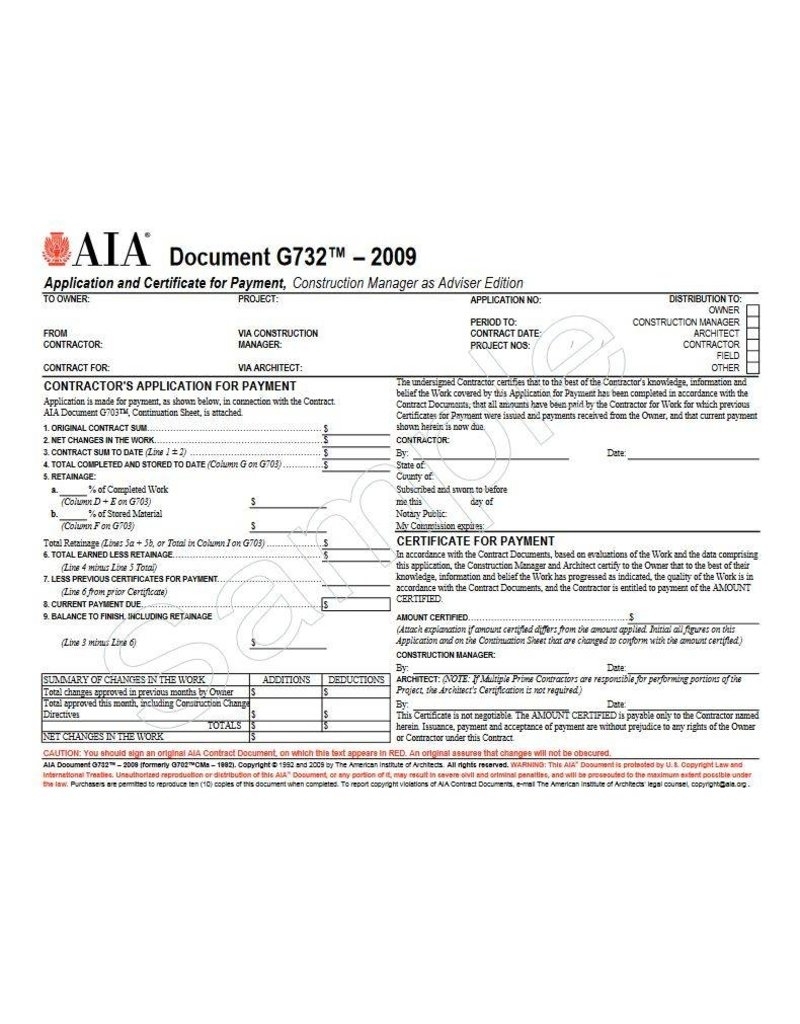 Download Aia G704 Style Certificate Of Substantial Completion Form With Certificate Of Substantial Completion Template