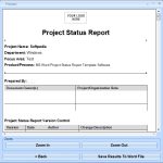 Download Ms Word Project Status Report Template Software 7.0 Regarding Project Daily Status Report Template