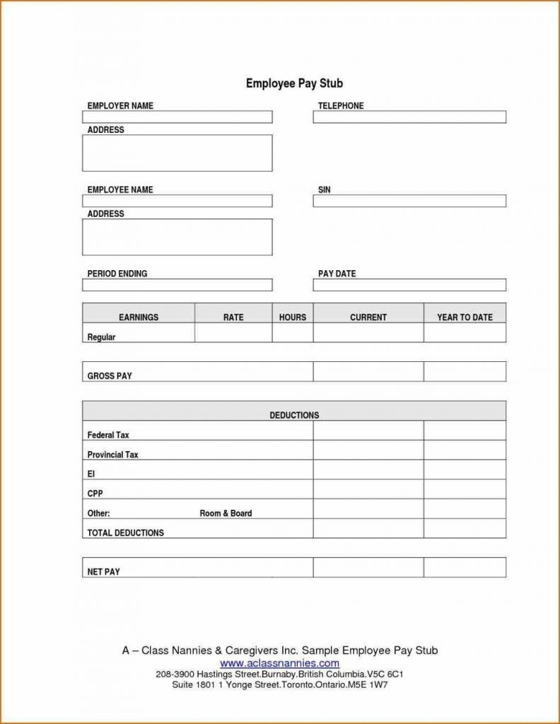 Download Pay Stub Template Word Either Or Both Of The Pay Stub - Free Regarding Blank Pay Stub Template Word