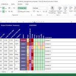 Download Project Portfolio Management Excel Template – Engineering Feed Intended For Portfolio Management Reporting Templates