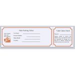 Download & Use Free Microsoft Publisher Parking Ticket Templates Intended For Blank Parking Ticket Template