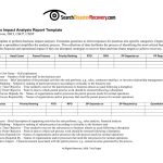 Downloadable Business Impact Analysis Template Intended For Analytical Report Template